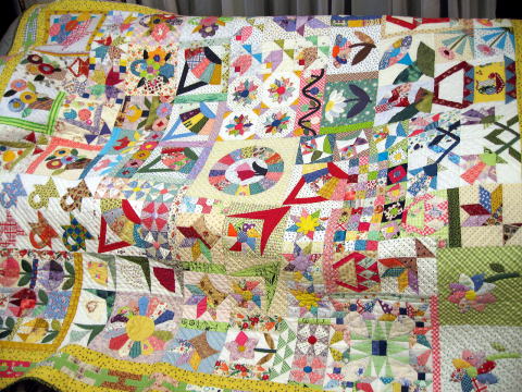 パッチワークキルト タペストリー ＊ラガディアン&アンディ＊ピンクが